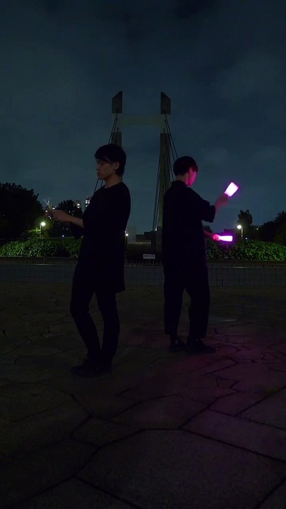 tiktok dance | neon effect dance | cool neon effect