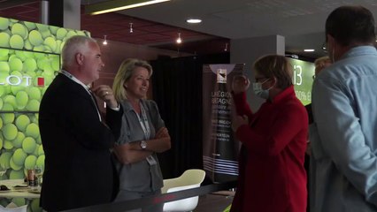 ATP - Open Blot Rennes 2021 - La visite de Madame le Maire de Rennes, Nathalie Appéré, à l'Open Blot Rennes ce samedi !
