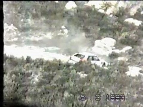 Rally - WRC - crash - 1993 portugal rally carlos sainz