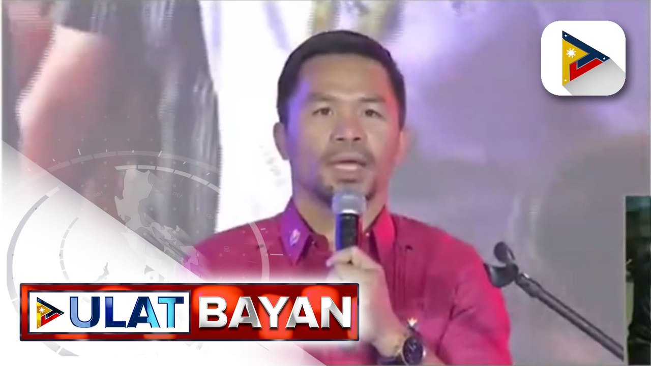 Sen. Pacquiao, idineklarang standard-bearer sa pagka-pangulo ng PDP-Laban faction para sa 2022 national elections