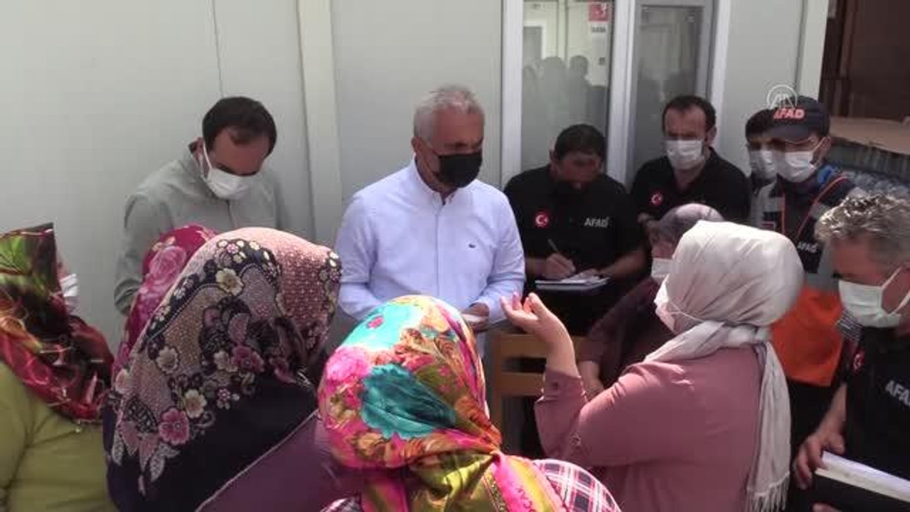 KASTAMONU - Vali Çakır Bozkurt'taki sel sonrasında yapılan çalışmaları anlattı