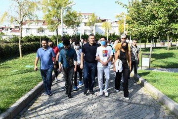 Esenyurt'ta "Avrupa Hareketlilik Haftası" yürüyüşü