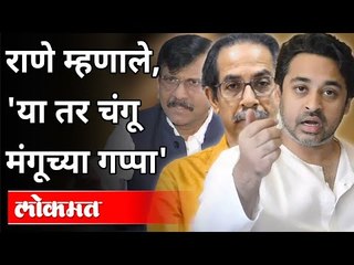 Download Video: राणे म्हणाले, 'या तर चंगू मंगूच्या गप्पा'| Nilesh Rane On Uddhav Thackeray And Sanjay Raut Interview