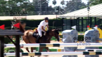 Jesús Almeida y Luis Astolfi en el Torneo de hípica del Real Club Pineda