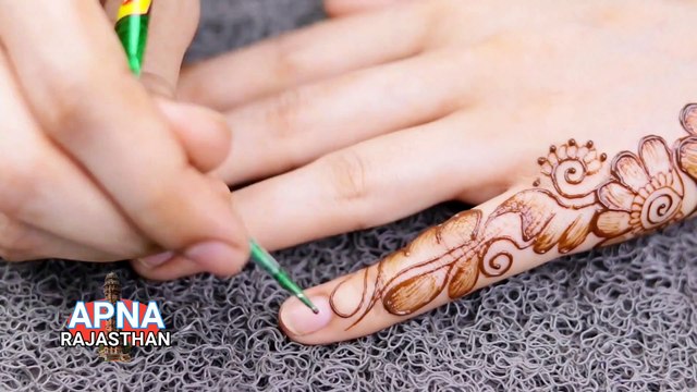 मेहंदी सीखने का आसान तरीका-very easy mehndi design to learn-latest mehndi design 2022|Mehndi Classes मेहंदी की कोन पकड़ने का आसान तरीका//