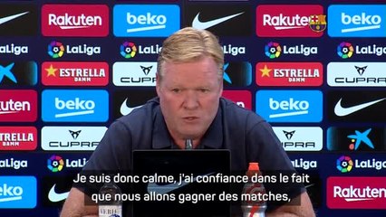 5e j. - Koeman : "Je n'ai aucune crainte pour mon avenir"