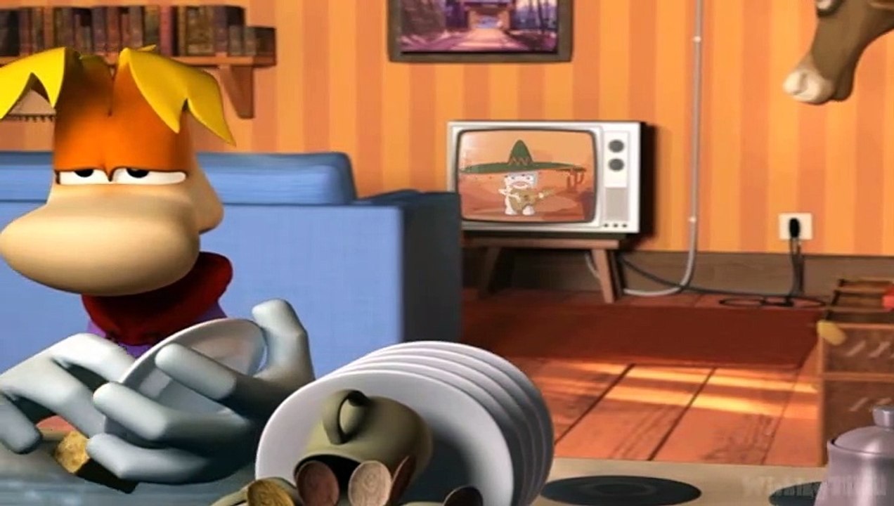 Rayman Raving Rabbids TV Party All Cutscenes (Wii)