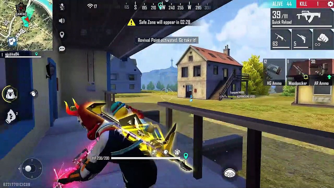 Solo vs Squad Best Mp40 and M1887 Free Fire Gameplay Moment - Garena Free Fire