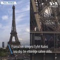 Paris’te 70 Metre Yükseklikte Heyecanlı Anlar