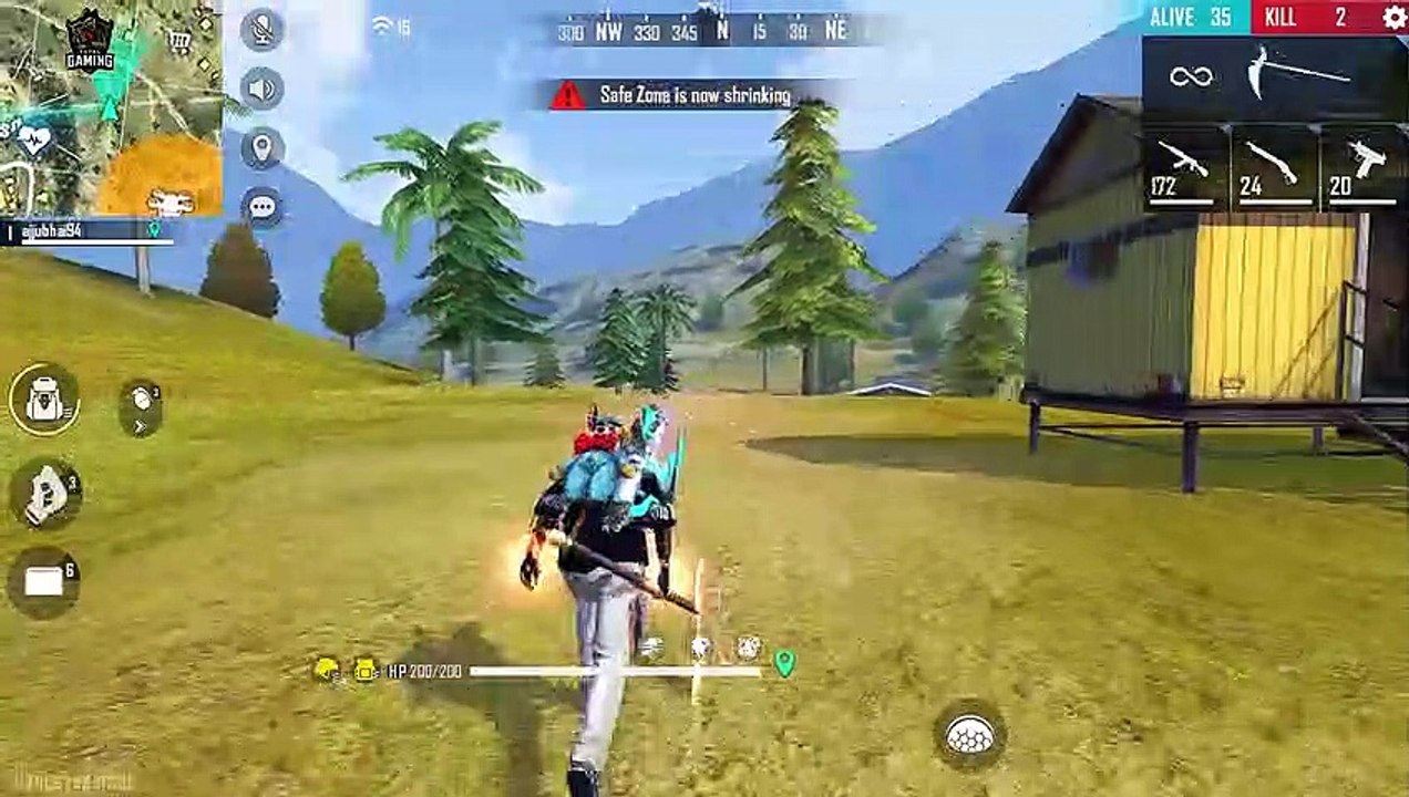 Solo vs Squad Ak47 and M1887 Best Gameplay - Garena Free Fire