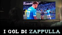 LAZIO - CAGLIARI 2-2 - I GOL DI IMMOBILE E CATALDI CON LE URLA DI ZAPPULLA