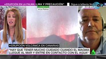 Una presentadora de La Sexta pregunta en directo cómo se apaga un volcán