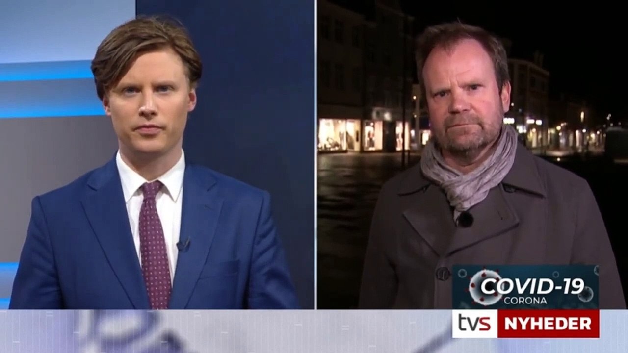 Claus Andersen er sammen med Betina Bendix i Horsens om COVID-19 situationen på TV SYD * 17 Marts 2020 * TV SYD * TV2 Danmark