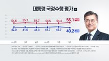 文 대통령 국정 지지율 하락...국민의힘 2주 연속 상승 / YTN