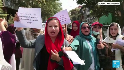 Mujeres afganas vuelven a protestar para que se les permita participar en política y educación