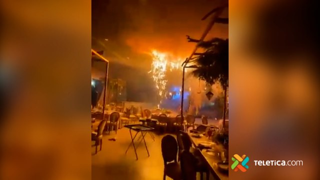 ¡Se acabó la boda! Fuego consume salón en el baile de los novios