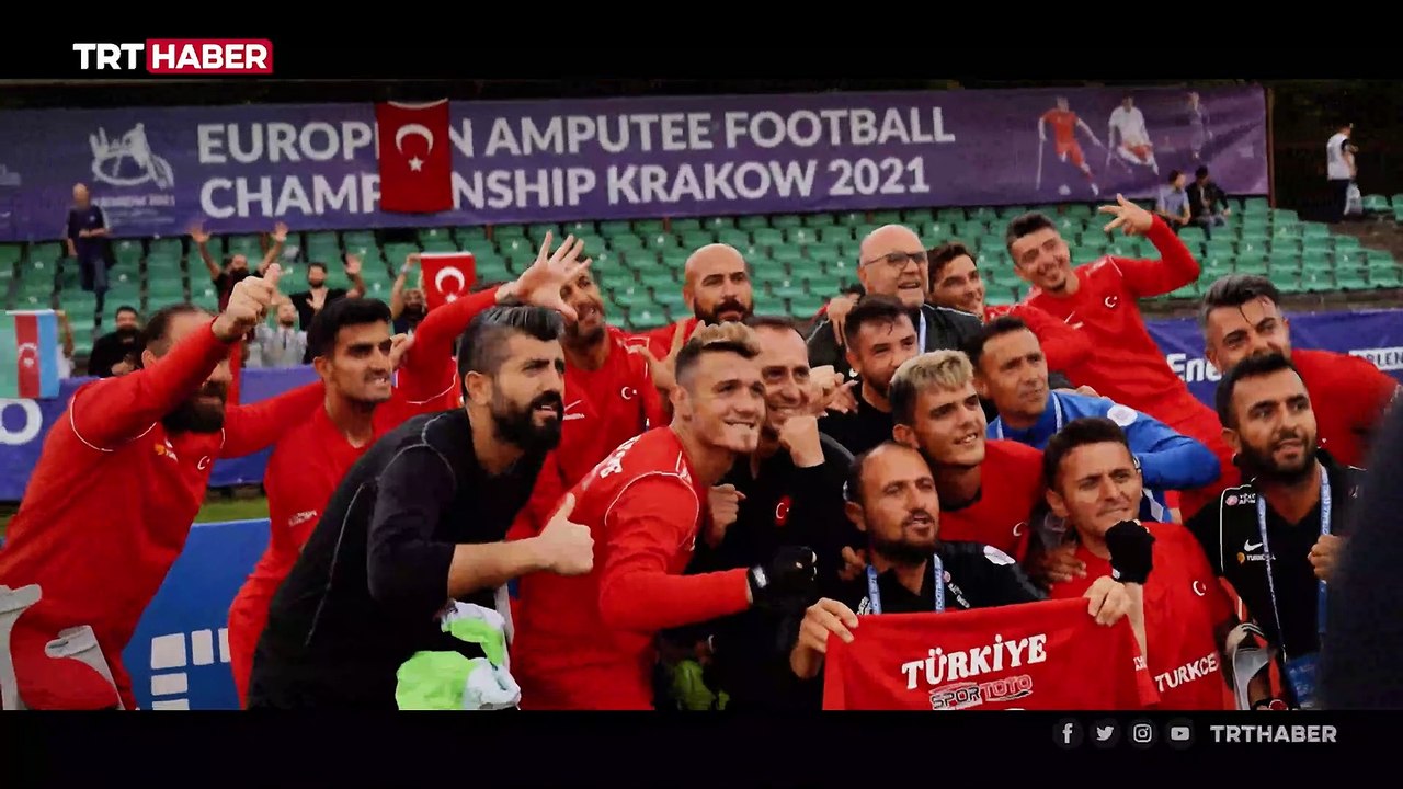 Ampute Futbol Milli Takımı üst üste ikinci kez Avrupa Şampiyonu