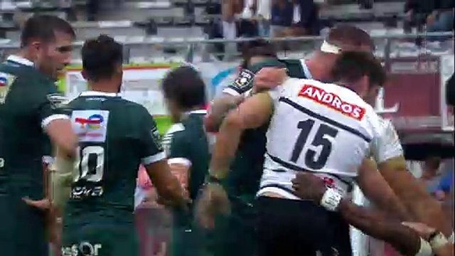 TOP 14 - Essai de Wesley DOUGLAS (CAB) - CA Brive - Section Paloise - J03 - Saison 2021/2022