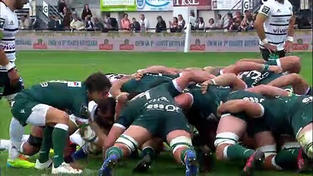 TOP 14 - Essai de Axel MULLER (CAB) - CA Brive - Section Paloise - J03 - Saison 2021/2022