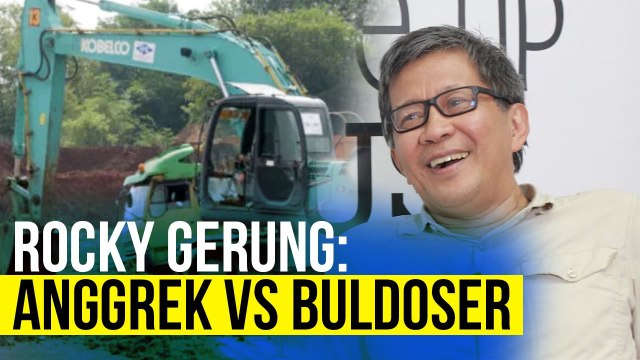 Somasi Tak Digubris, Sentul City Kirim Buldoser ke Rumah Rocky Gerung