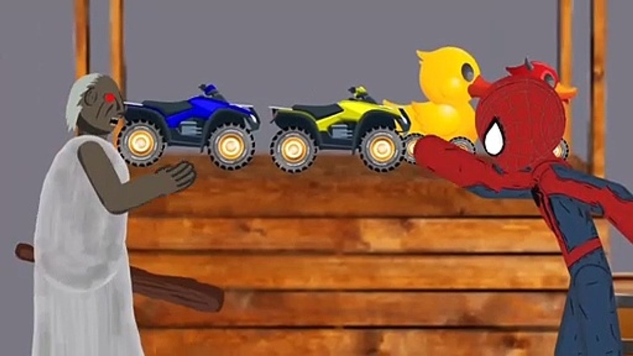 Granny vs Spiderman Funny Animation granny chapter 3