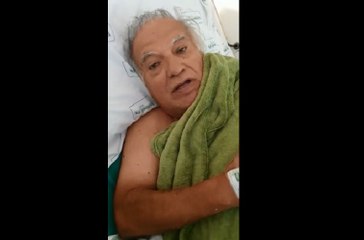 Download Video: Em hospital de Recife, professor Zé Antônio diz que está nas mãos de Deus e fala para Cajazeiras