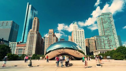 Chicago 【4K】 City Tour - Downtown -Ultra HD