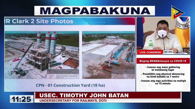 Phase 2 ng PNR Malolos-Clark, tinatayang makagagawa ng nasa 7,000 trabaho; 90% ng capital outlay ng pondo ng DOTr, inilaan para sa mga railway project