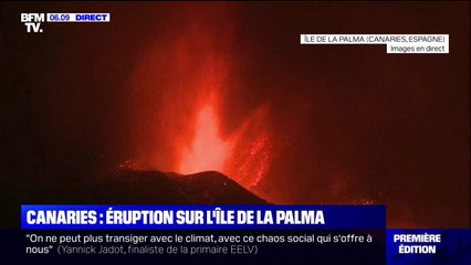 Les images impressionnantes d'une rare éruption sur l'île de La Palma aux Canaries