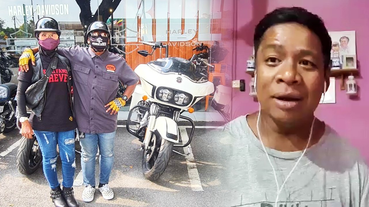 Bukan main sakan Man Raja Lawak bawa isteri pergi ride, lepas gian nak dating katanya...