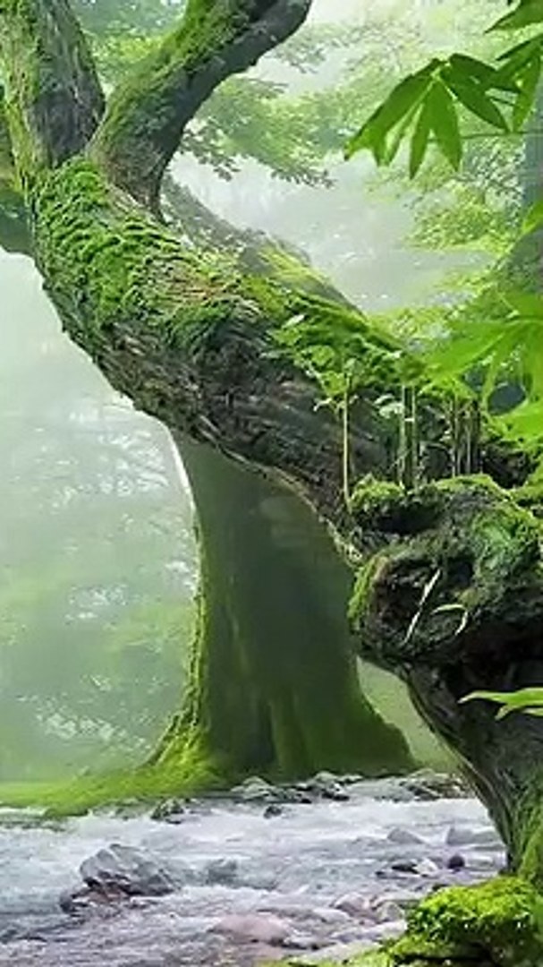 ⁣Beautiful forest