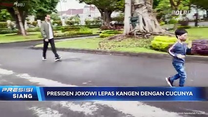 Kangen Cucu, Presiden Jokowi Berakhir Pekan Bersama Jan Ethes Sambil Naik Sepeda