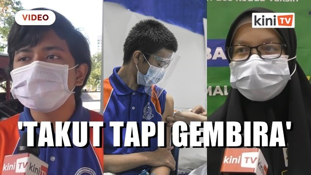 Tinjauan: 'Gembira dah vaksin, dapat pergi sekolah selepas ini' - Pelajar