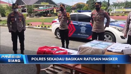 Gerakan Mobile Masker, Polres Sekadau Imbau Masyarakat Patuh Prokes