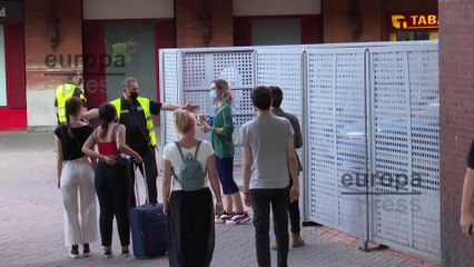 La infanta Elena vuelve a Madrid y lo hace entre fuertes medidas de seguridad