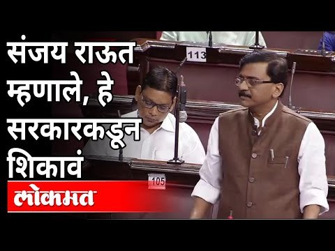 हे सरकारकडून शिकावं असे संजय राऊत का म्हणाले? Sanjay Raut Speech In Rajyasabha | Indian Government