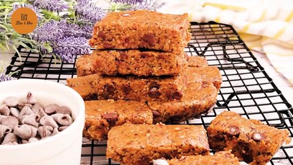 No-Bake Natural Protein Energy Bars Recipe By Slice & Dice _ Easy & Healthy __ No Artificial Sugar