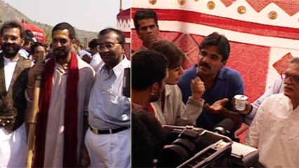 Muhurat Of Film Hu Tu Tu (1999) | Suniel Shetty | Tabu | Gulzar | Flashback Video