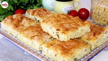 ÇAKTIRMAYIN  YİYEN SU BÖREĞİ ZANNEDİYOR  Pratik Makarna Böreği