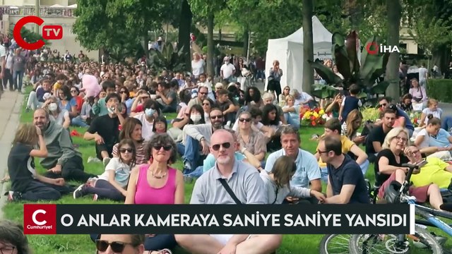 Fransa’da ip cambazı 70 metre yükseklikte 600 metre ip üzerinde yürüdü