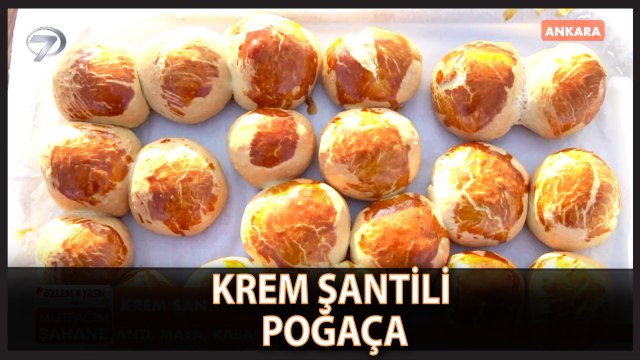 Puf Puf Kabaran Krem Şantili Poğaça Tarifi