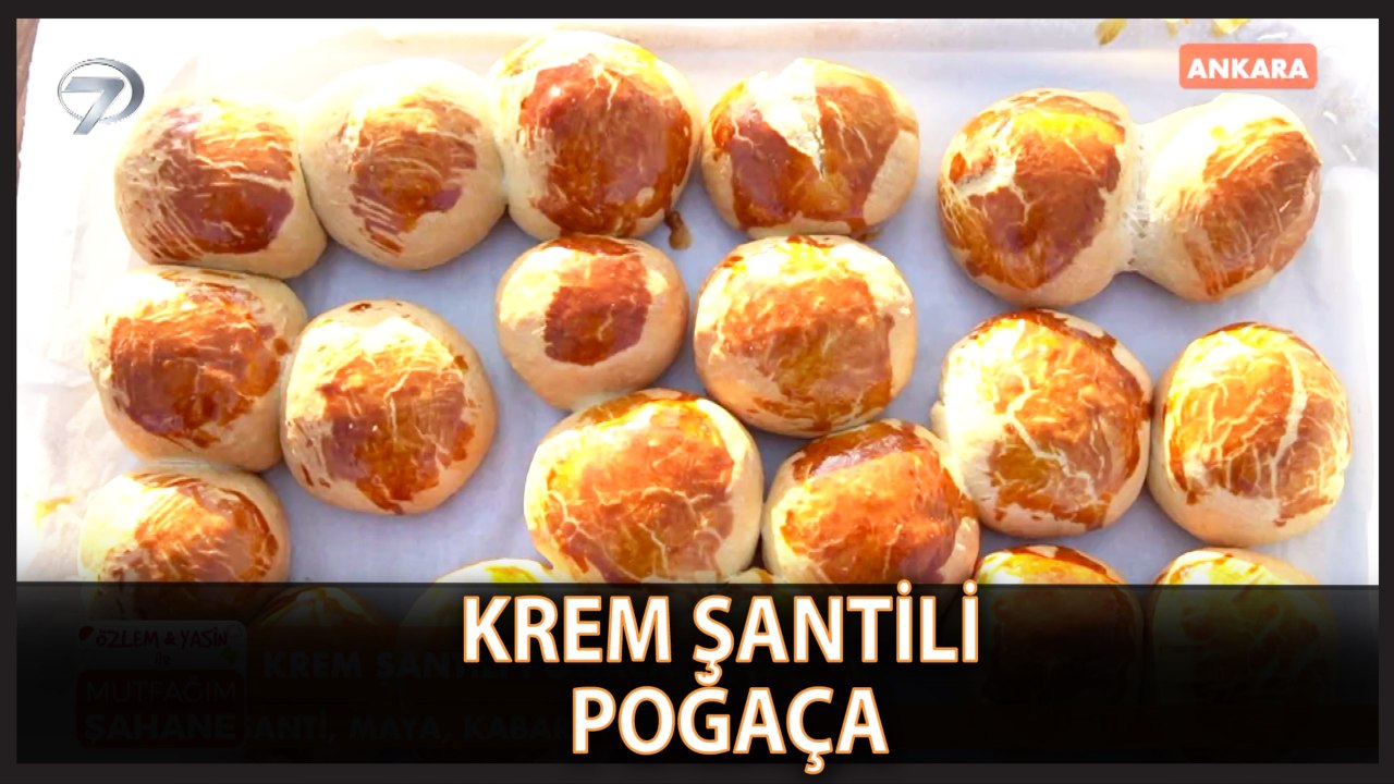 Puf Puf Kabaran Krem Şantili Poğaça Tarifi