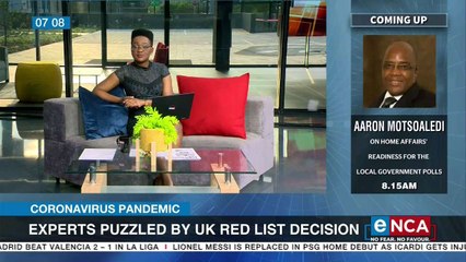 Experts puzzld by UK red list decision