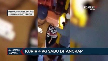 Polisi Tangkap Kurir 4 Kg Sabu di dalam Bus AKAP