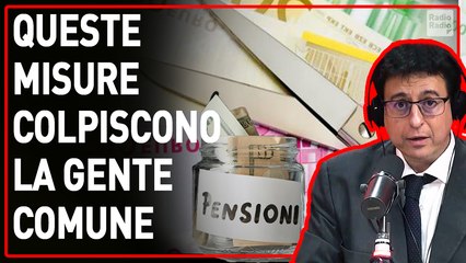 Pericolo taglio pensioni e spesa pubblica. Queste sono le bugie del potere per arricchire i potenti
