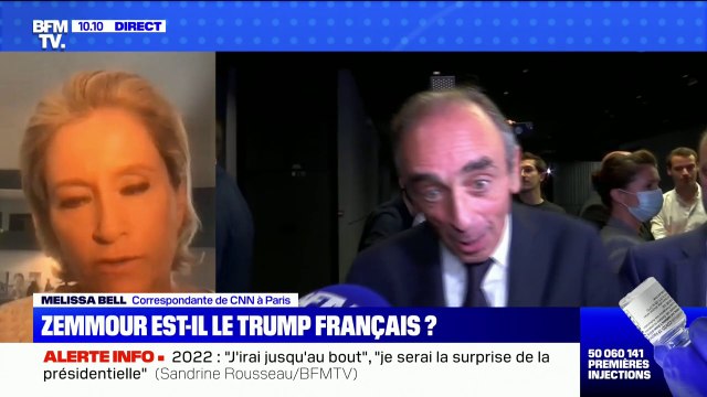 Trump/Zemmour: Pour Melissa Bell, correspondante de CNN à Paris, Les ressemblances entre les deux candidats sont frappantes