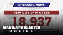 DOH reports 18,937 new cases, bringing the national total to 2,385,616, as of SEPTEMBER 20, 2021