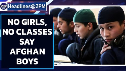 Afghan boys skip school to show solidarity with female students | Oneindia News