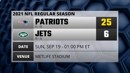 Patriots @ Jets Game Recap for SUN, SEP 19 - 01:00 PM ET