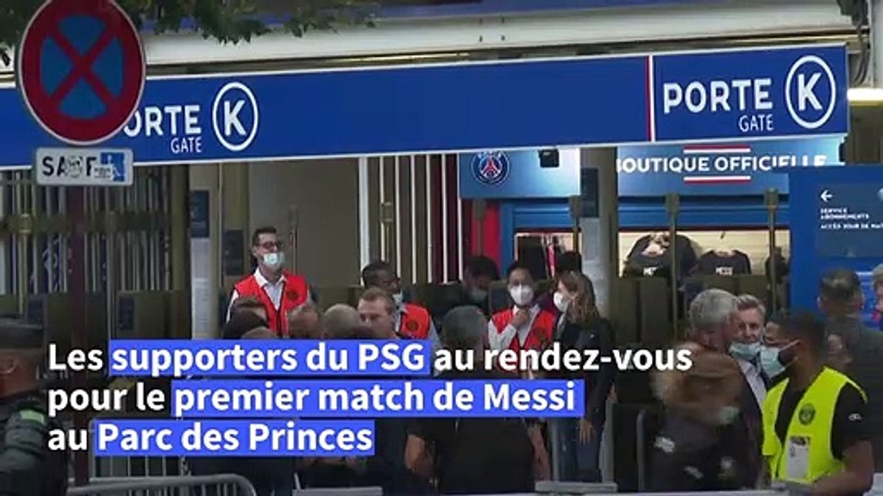 Football: Premier match de Messi à Paris, les supporters au rendez-vous